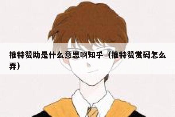 推特赞助是什么意思啊知乎（推特赞赏码怎么弄） 第1张