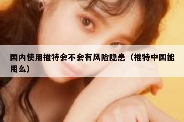 国内使用推特会不会有风险隐患（推特中国能用么） 第1张