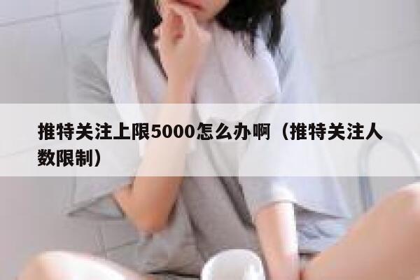 推特关注上限5000怎么办啊（推特关注人数限制） 第1张