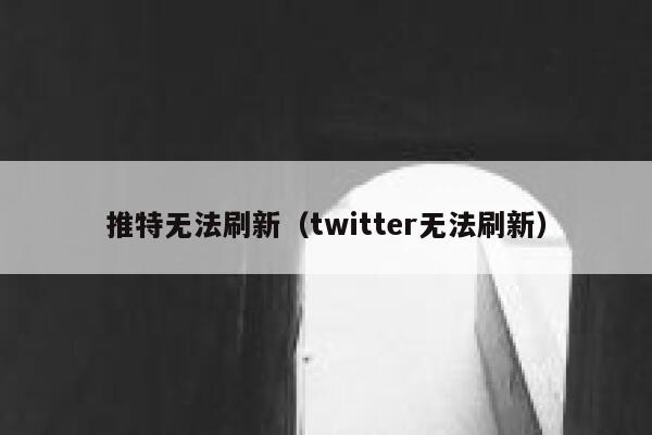 推特无法刷新(twitter无法刷新) 第1张 推特无法刷新(twitter无法刷新) 第1张