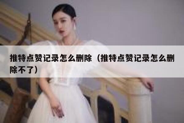 推特点赞记录怎么删除（推特点赞记录怎么删除不了） 第1张