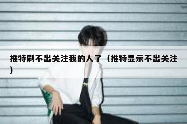 推特刷不出关注我的人了(推特显示不出关注) 第1张 推特刷不出关注我的人了(推特显示不出关注) 第1张