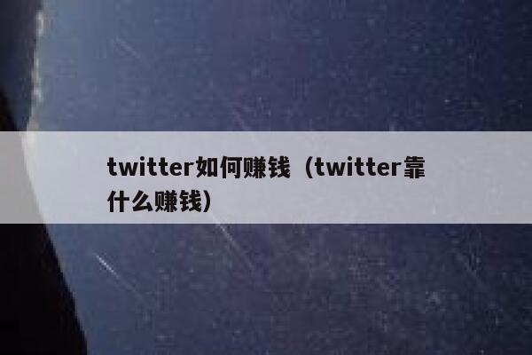 twitter如何赚钱(twitter靠什么赚钱) 第1张 twitter如何赚钱(twitter靠什么赚钱) 第1张