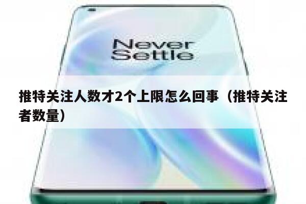 推特关注人数才2个上限怎么回事(推特关注者数量) 第1张 推特关注人数才2个上限怎么回事(推特关注者数量) 第1张