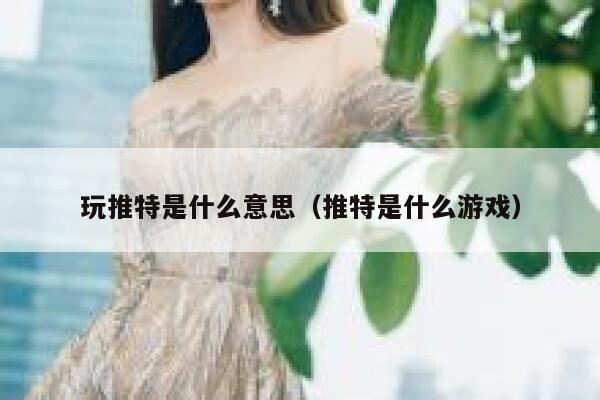 玩推特是什么意思(推特是什么游戏) 第1张 玩推特是什么意思(推特是什么游戏) 第1张