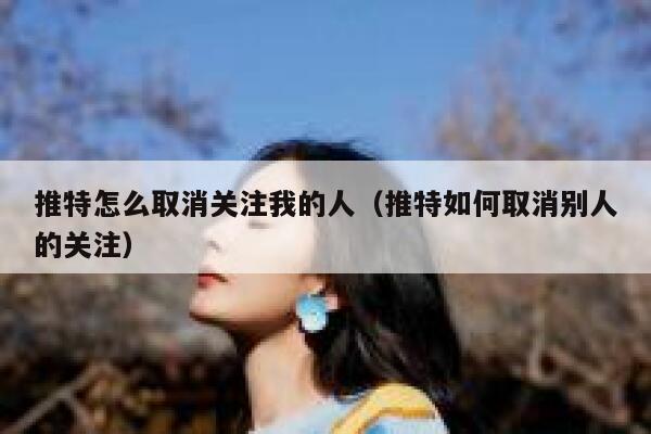 推特怎么取消关注我的人（推特如何取消别人的关注） 第1张