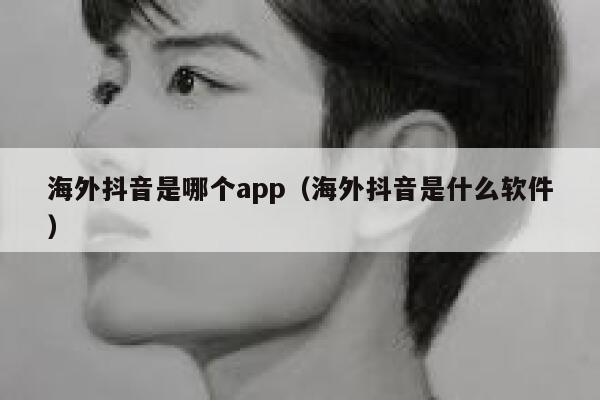 海外抖音是哪个app（海外抖音是什么软件） 第1张
