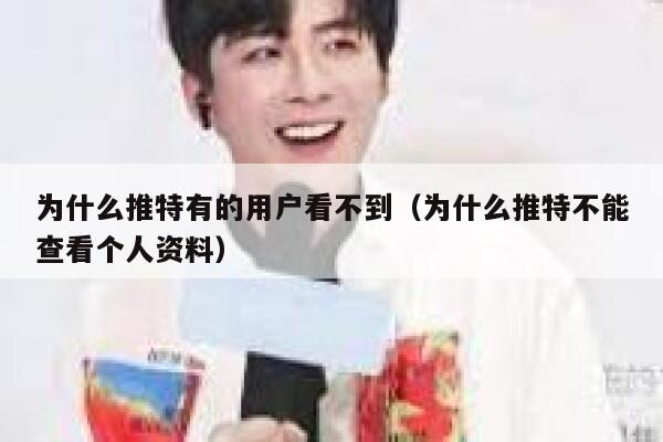 为什么推特有的用户看不到(为什么推特不能查看个人资料) 第1张 为什么推特有的用户看不到(为什么推特不能查看个人资料) 第1张