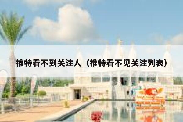 推特看不到关注人(推特看不见关注列表) 第1张 推特看不到关注人(推特看不见关注列表) 第1张