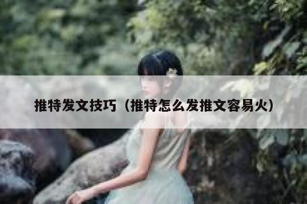 推特发文技巧(推特怎么发推文容易火) 第1张 推特发文技巧(推特怎么发推文容易火) 第1张