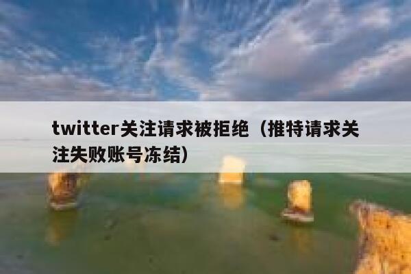 twitter关注请求被拒绝（推特请求关注失败账号冻结） 第1张