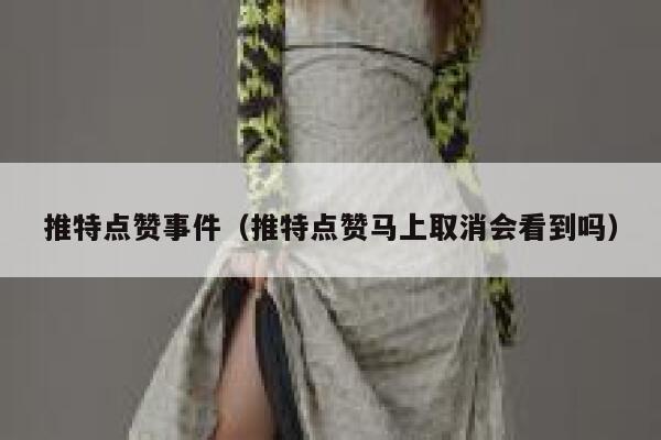 推特点赞事件(推特点赞马上取消会看到吗) 第1张 推特点赞事件(推特点赞马上取消会看到吗) 第1张