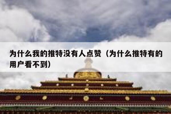 为什么我的推特没有人点赞(为什么推特有的用户看不到) 第1张 为什么我的推特没有人点赞(为什么推特有的用户看不到) 第1张