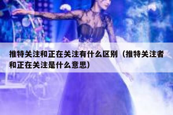 推特关注和正在关注有什么区别(推特关注者和正在关注是什么意思) 第1张 推特关注和正在关注有什么区别(推特关注者和正在关注是什么意思) 第1张