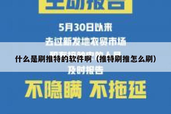 什么是刷推特的软件啊（推特刷推怎么刷） 第1张