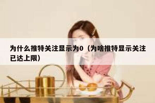 为什么推特关注显示为0（为啥推特显示关注已达上限） 第1张