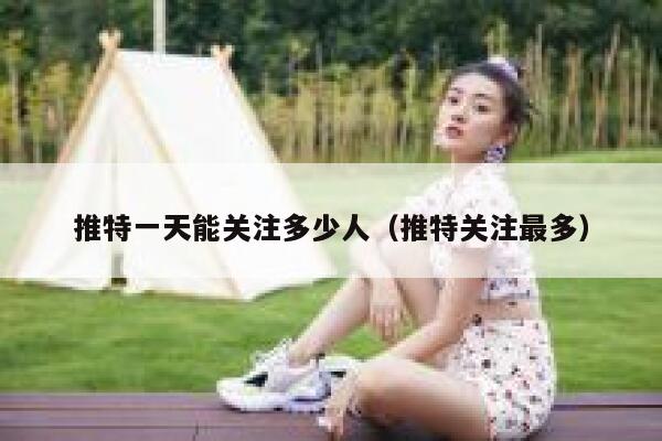 推特一天能关注多少人（推特关注最多） 第1张