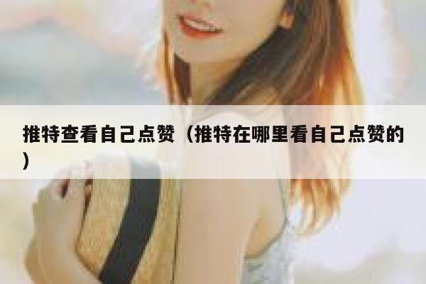 推特查看自己点赞（推特在哪里看自己点赞的） 第1张