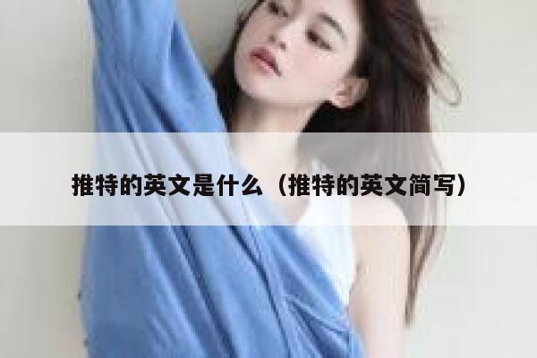 推特的英文是什么（推特的英文简写） 第1张