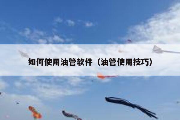 如何使用油管软件（油管使用技巧） 第1张