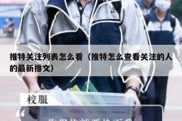 推特关注列表怎么看（推特怎么查看关注的人的最新推文） 第1张