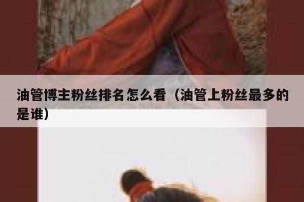 油管博主粉丝排名怎么看（油管上粉丝最多的是谁） 第1张