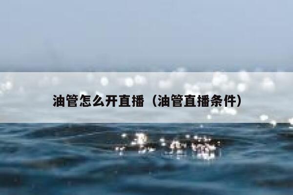 油管怎么开直播(油管直播条件) 第1张 油管怎么开直播(油管直播条件) 第1张