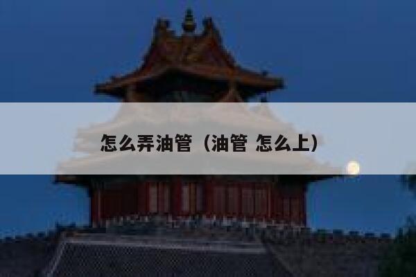 怎么弄油管（油管 怎么上） 第1张