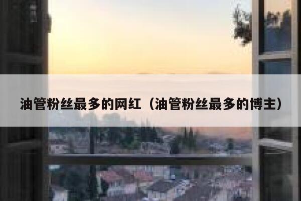 油管粉丝最多的网红（油管粉丝最多的博主） 第1张