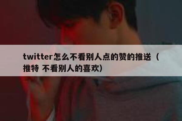 twitter怎么不看别人点的赞的推送（推特 不看别人的喜欢） 第1张