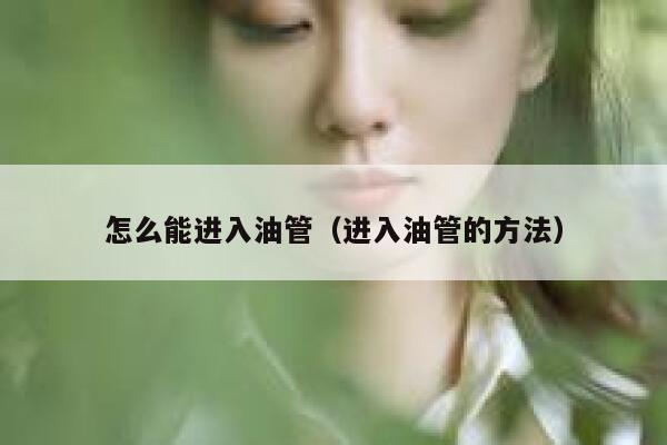 怎么能进入油管（进入油管的方法） 第1张