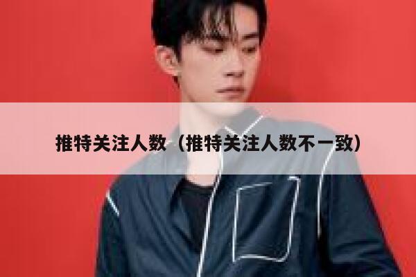 推特关注人数(推特关注人数不一致) 第1张 推特关注人数(推特关注人数不一致) 第1张