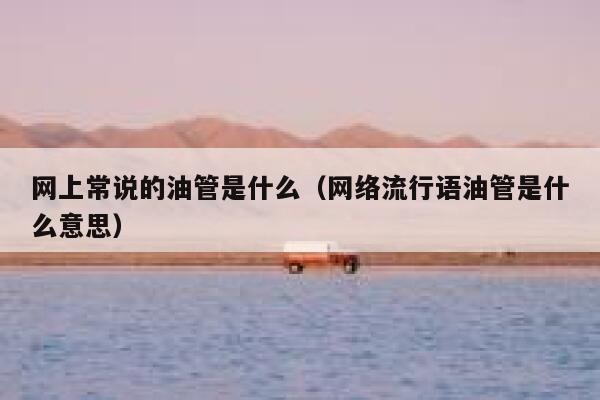 网上常说的油管是什么（网络流行语油管是什么意思） 第1张