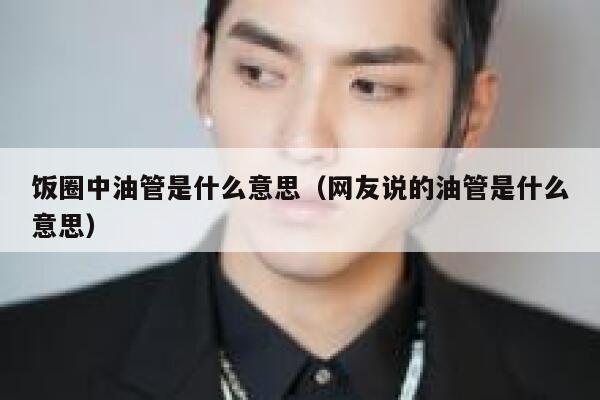 饭圈中油管是什么意思（网友说的油管是什么意思） 第1张