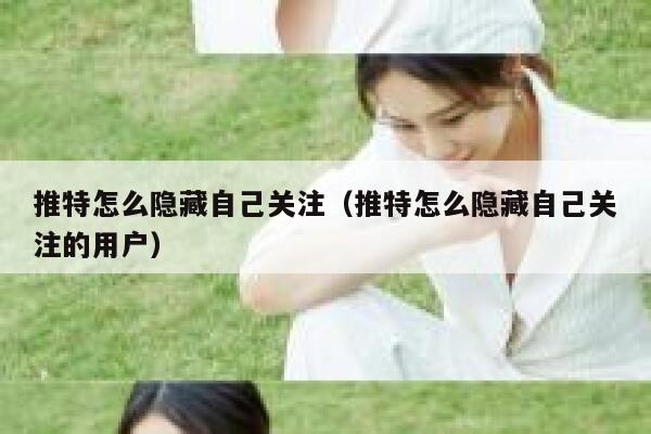 推特怎么隐藏自己关注(推特怎么隐藏自己关注的用户) 第1张 推特怎么隐藏自己关注(推特怎么隐藏自己关注的用户) 第1张