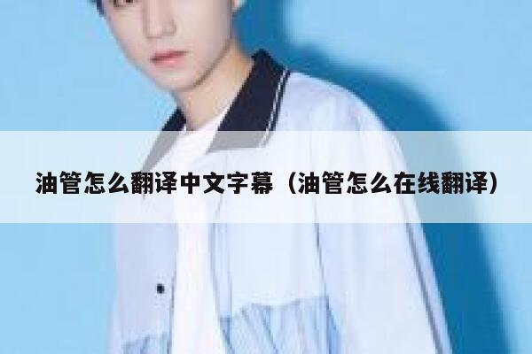 油管怎么翻译中文字幕(油管怎么在线翻译) 第1张 油管怎么翻译中文字幕(油管怎么在线翻译) 第1张