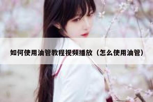 如何使用油管教程视频播放（怎么使用油管） 第1张