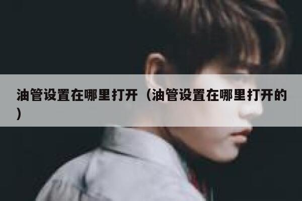 油管设置在哪里打开（油管设置在哪里打开的） 第1张