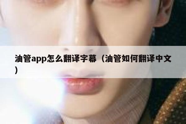 油管app怎么翻译字幕（油管如何翻译中文） 第1张
