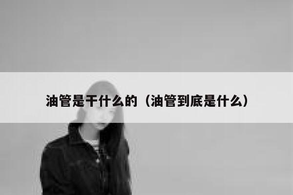 油管是干什么的（油管到底是什么） 第1张