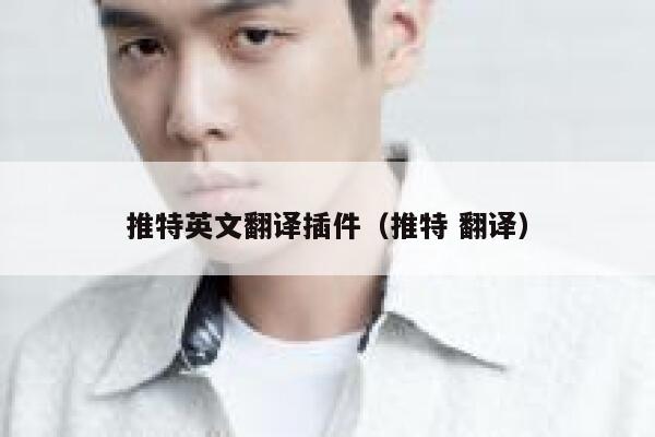 推特英文翻译插件（推特 翻译） 第1张