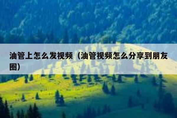 油管上怎么发视频（油管视频怎么分享到朋友圈） 第1张