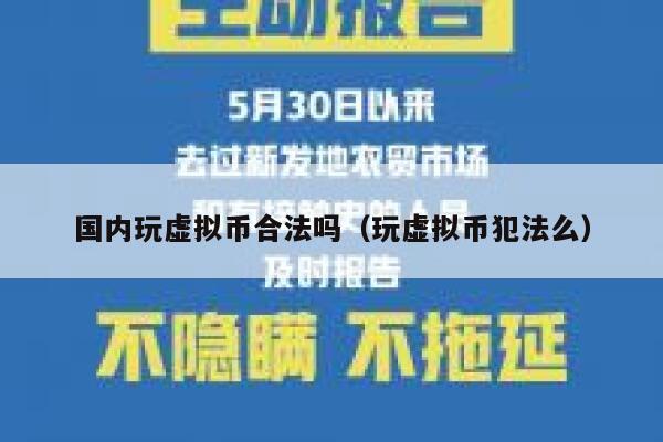 国内玩虚拟币合法吗（玩虚拟币犯法么） 第1张