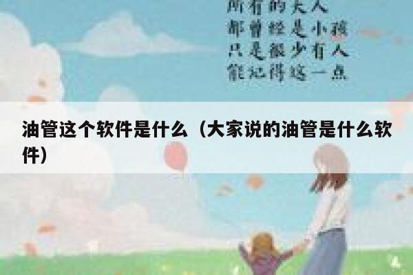 油管这个软件是什么（大家说的油管是什么软件） 第1张