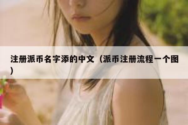 注册派币名字添的中文（派币注册流程一个图） 第1张