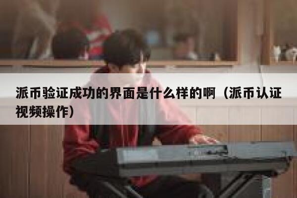 派币验证成功的界面是什么样的啊（派币认证视频操作） 第1张