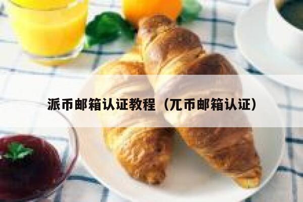 派币邮箱认证教程（兀币邮箱认证） 第1张