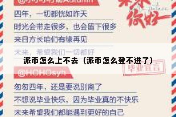派币怎么上不去（派币怎么登不进了） 第1张