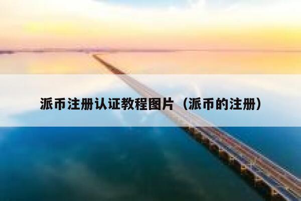 派币注册认证教程图片（派币的注册） 第1张