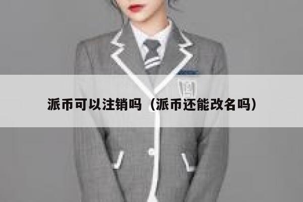 派币可以注销吗（派币还能改名吗） 第1张